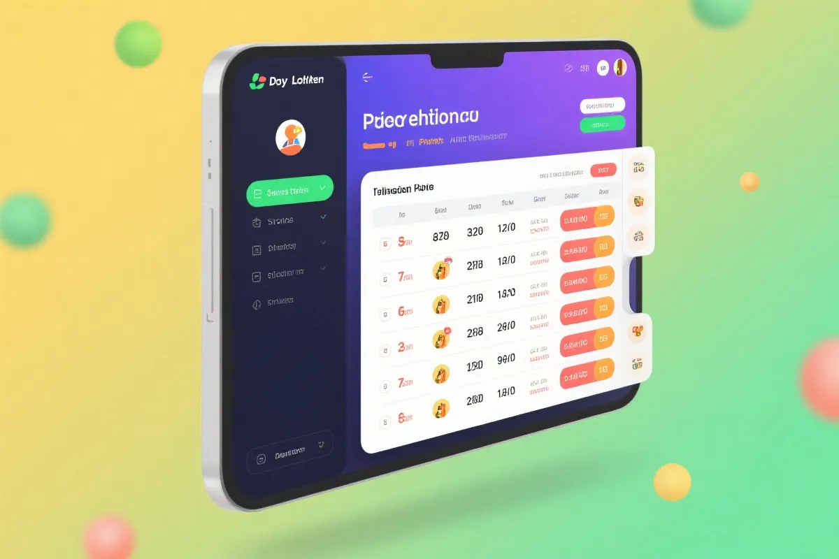 开奖结果与数据查询示意图